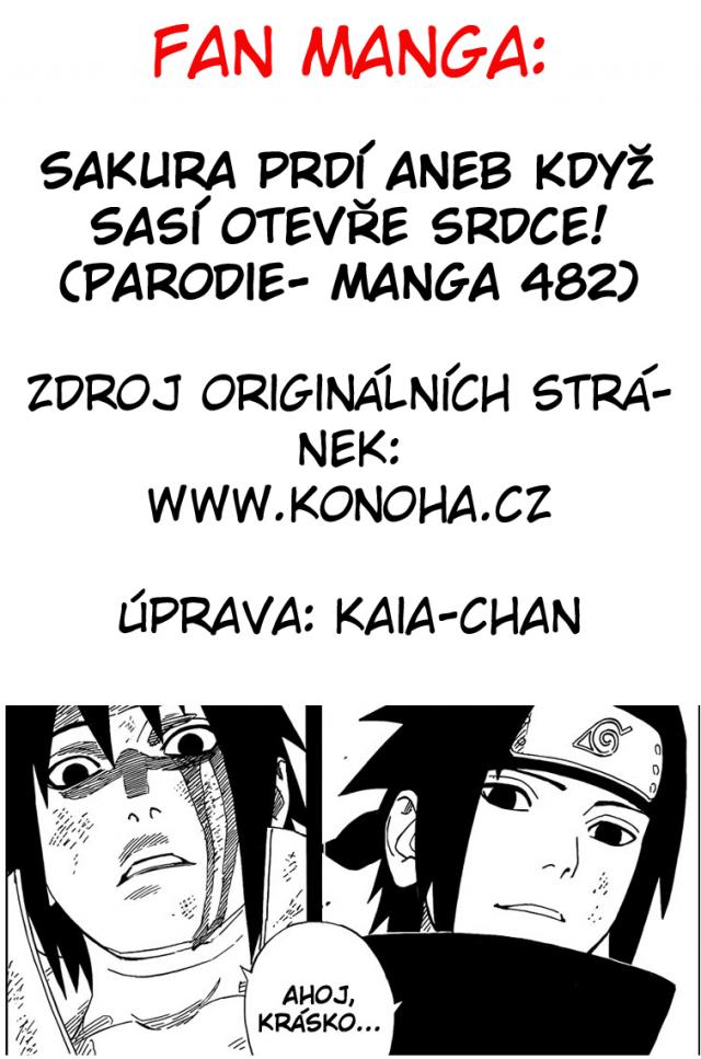 Sakura prdí aneb Když Sasí otevře srdce! SPOILERY! (Parodie- manga 482) TITULKA